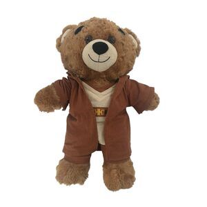 Build A Bear BAB Star Wars Obi Wan Kenobi Jedi Knight Brown Bear Soft Toy 2015
